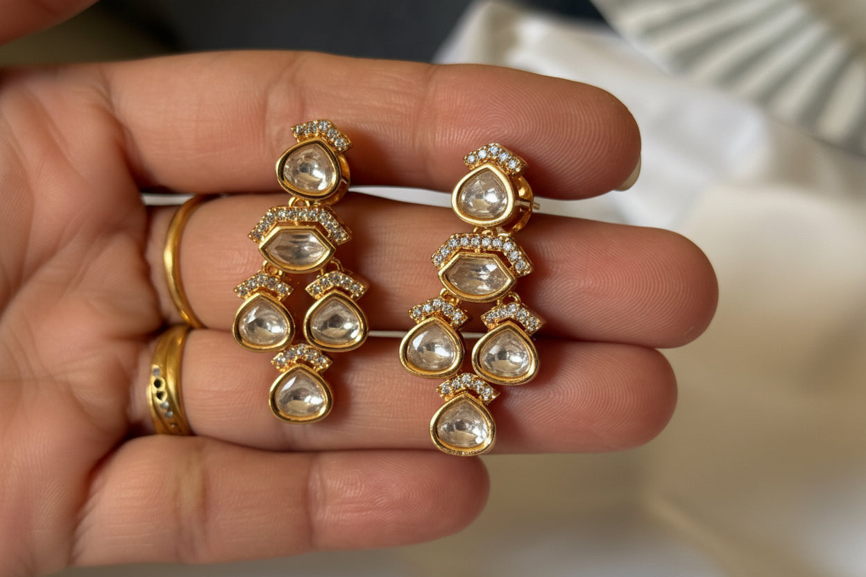 Aabha Royal Drop Earrings