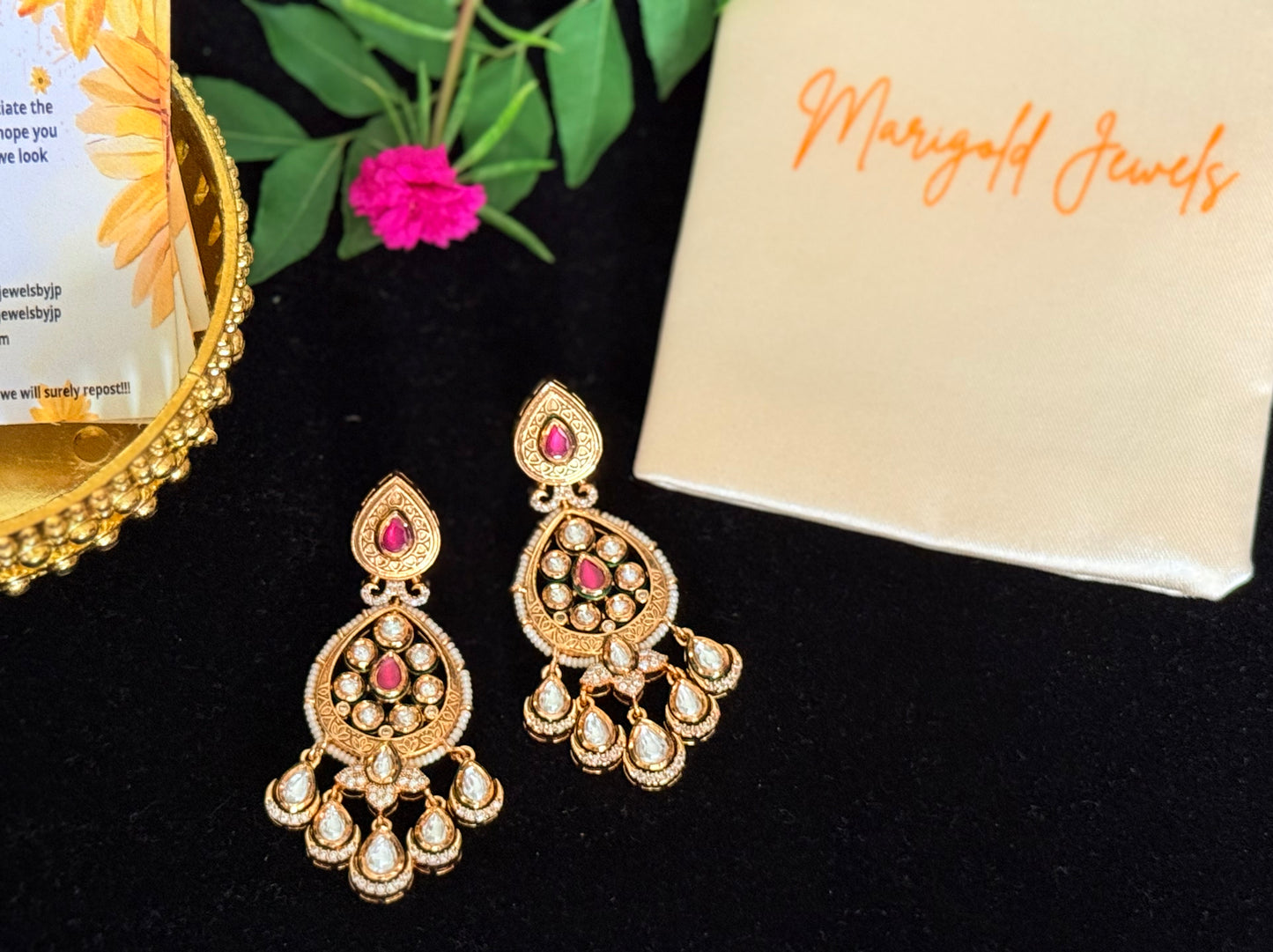 Ruby Royale Chandbali