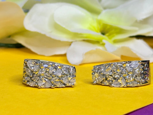 Crystal Lattice Earrings
