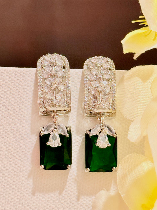 Rajashi Emeralds  Earrings