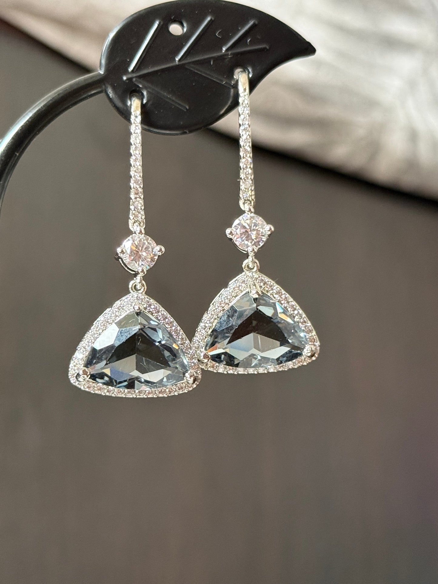 Midnight spark drop Earrings