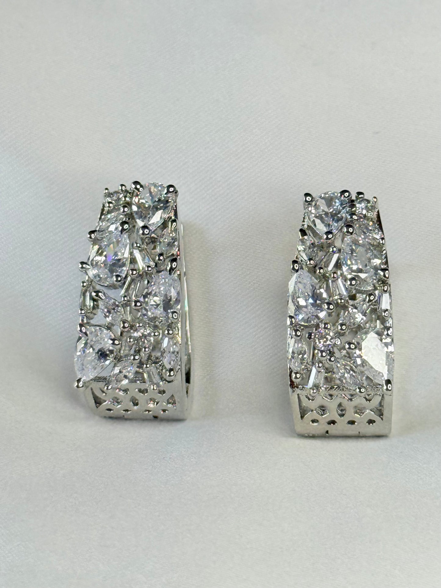 Crystal Lattice Earrings