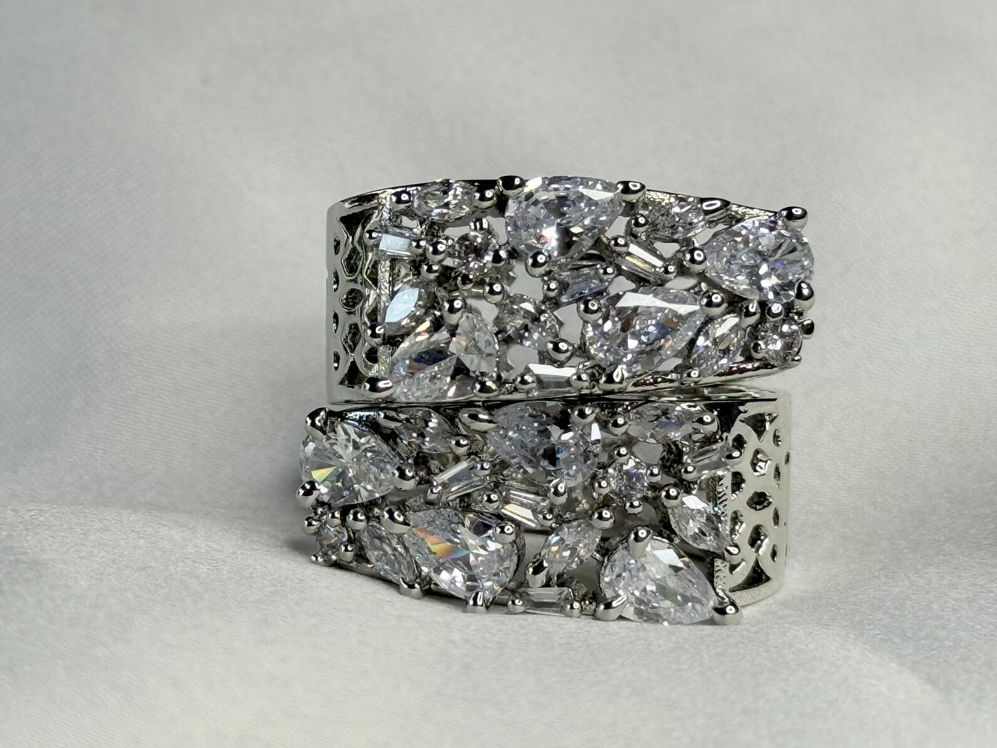 Crystal Lattice Earrings