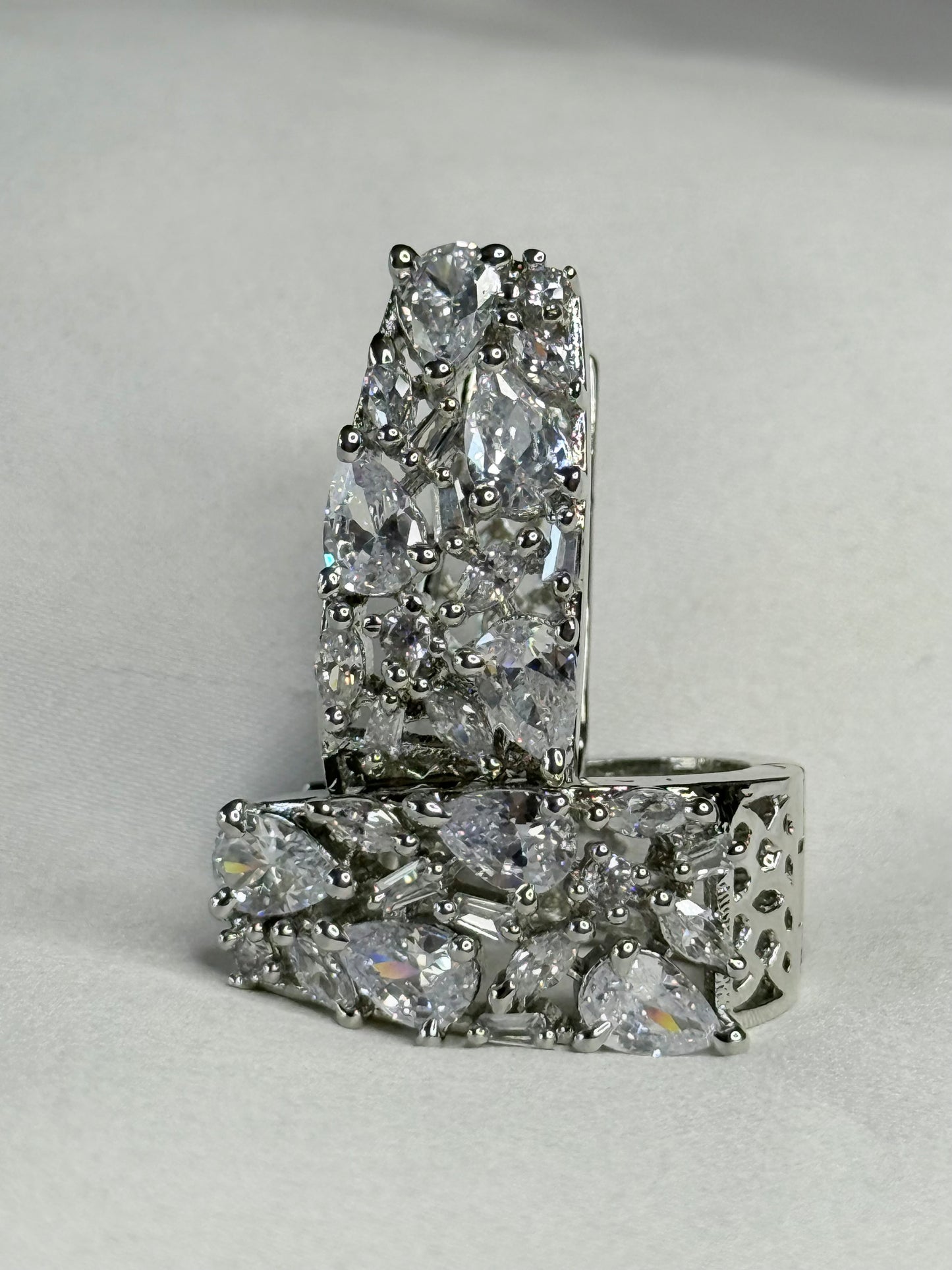 Crystal Lattice Earrings