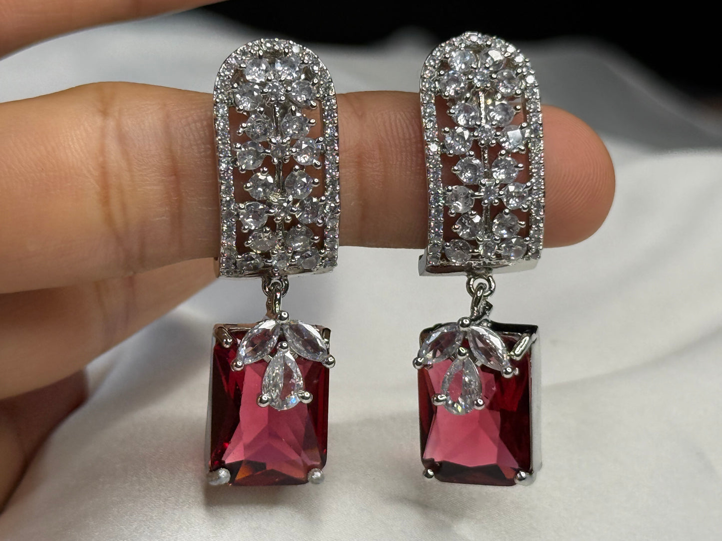 Rajnita Rubies Earrings