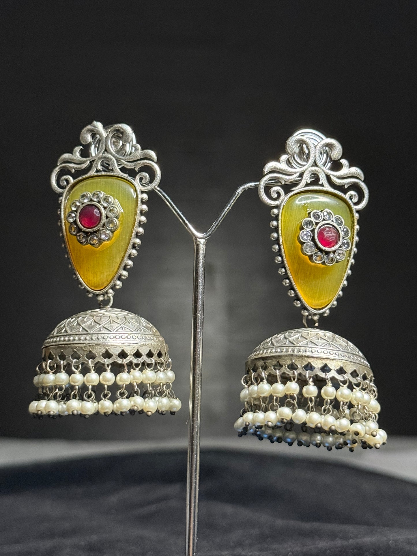 Amber Noor Jhumkas