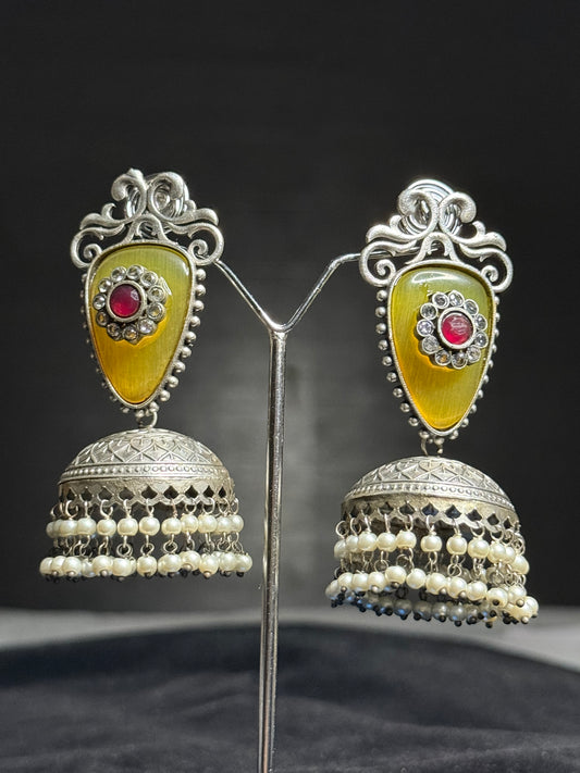 Amber Noor Jhumkas