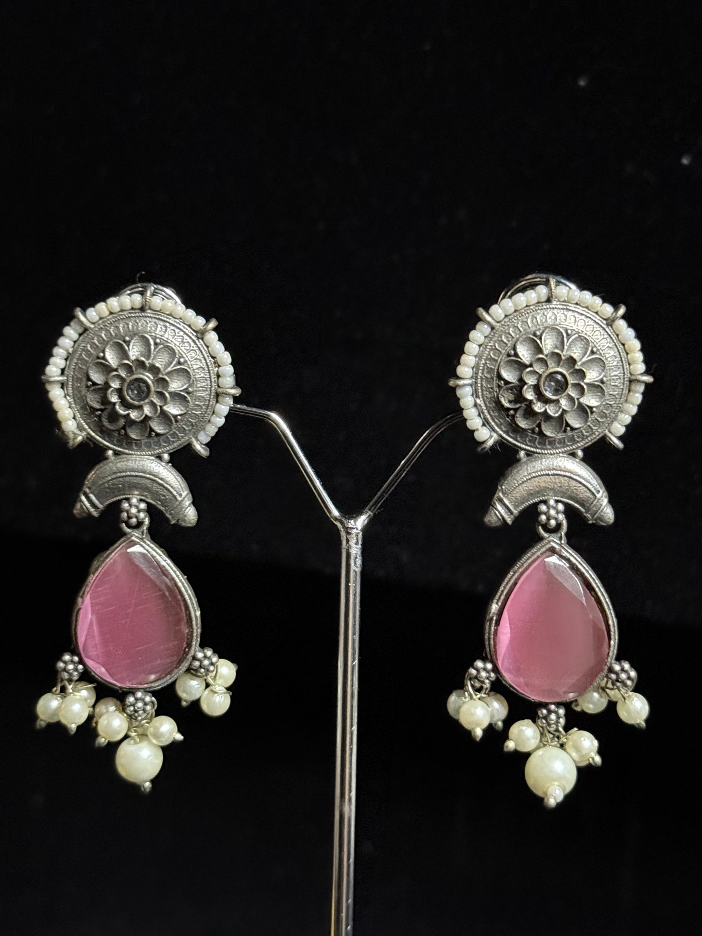 Gulabi Noor Earrings