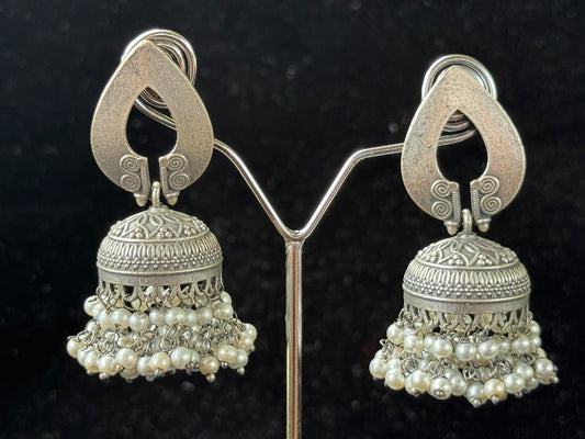 Pearl Dome Jhumkas