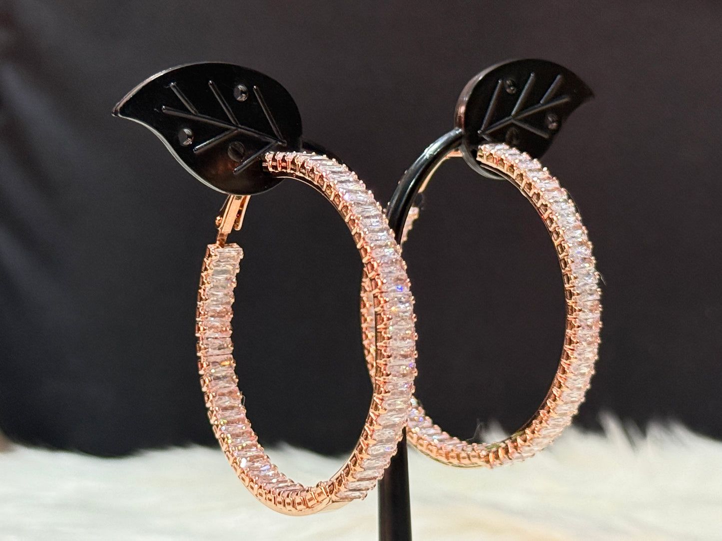Aurelia Baguette Hoops