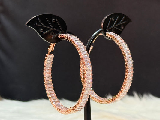 Aurelia Baguette Hoops