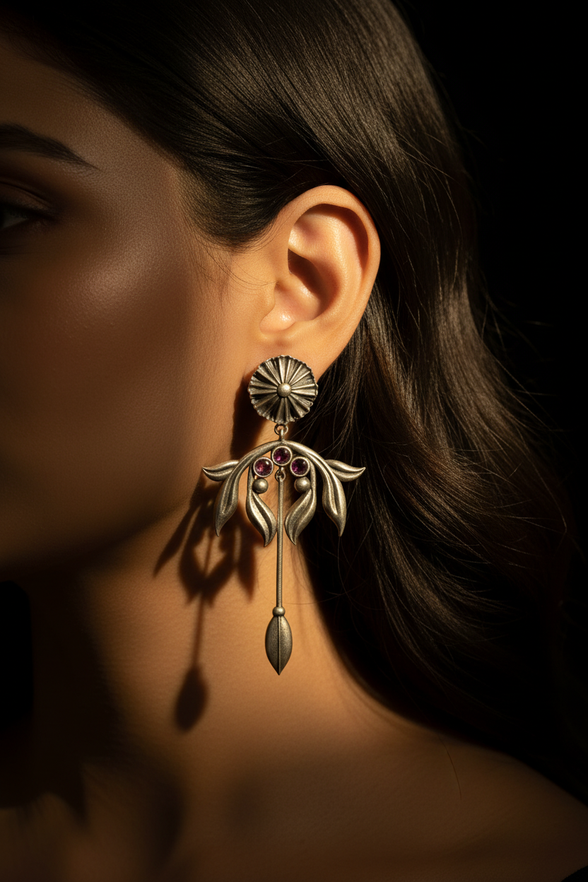 Jal Kamal  Dangler Earrings