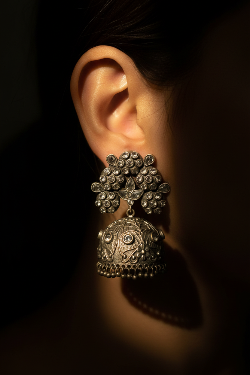 Tarini antique  Jhumkas