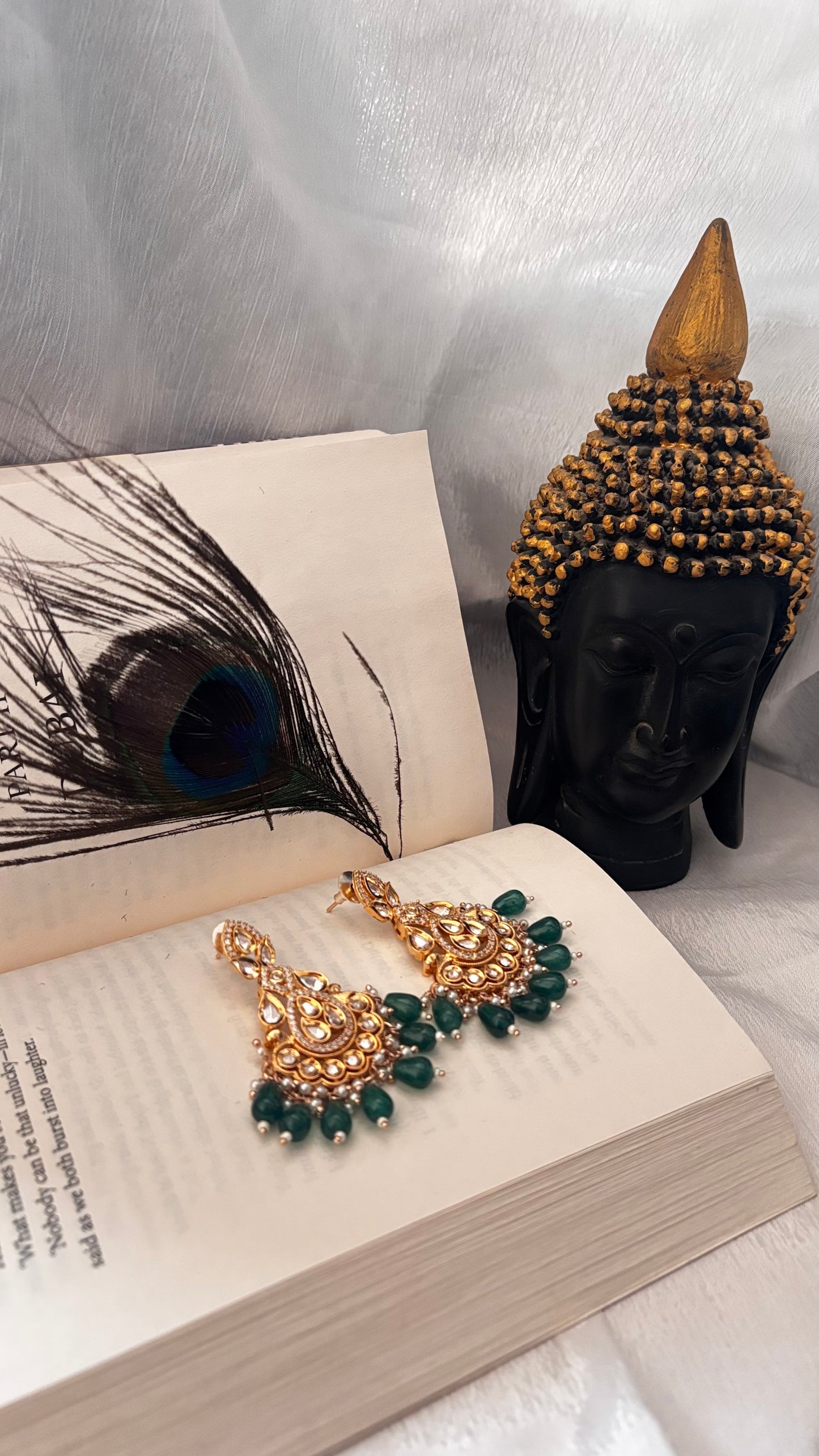 Mayurakshi Emerald Chandbalis
