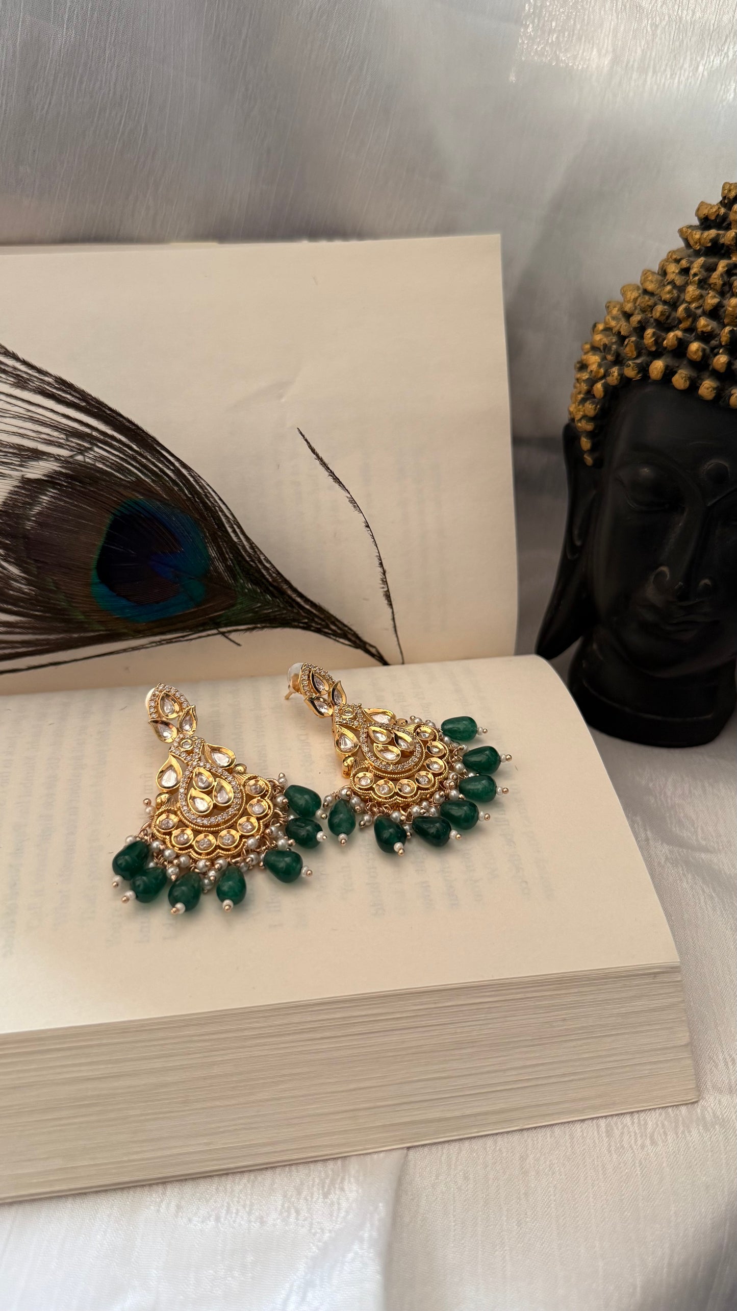 Mayurakshi Emerald Chandbalis