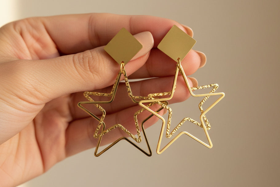Starline drop earrings