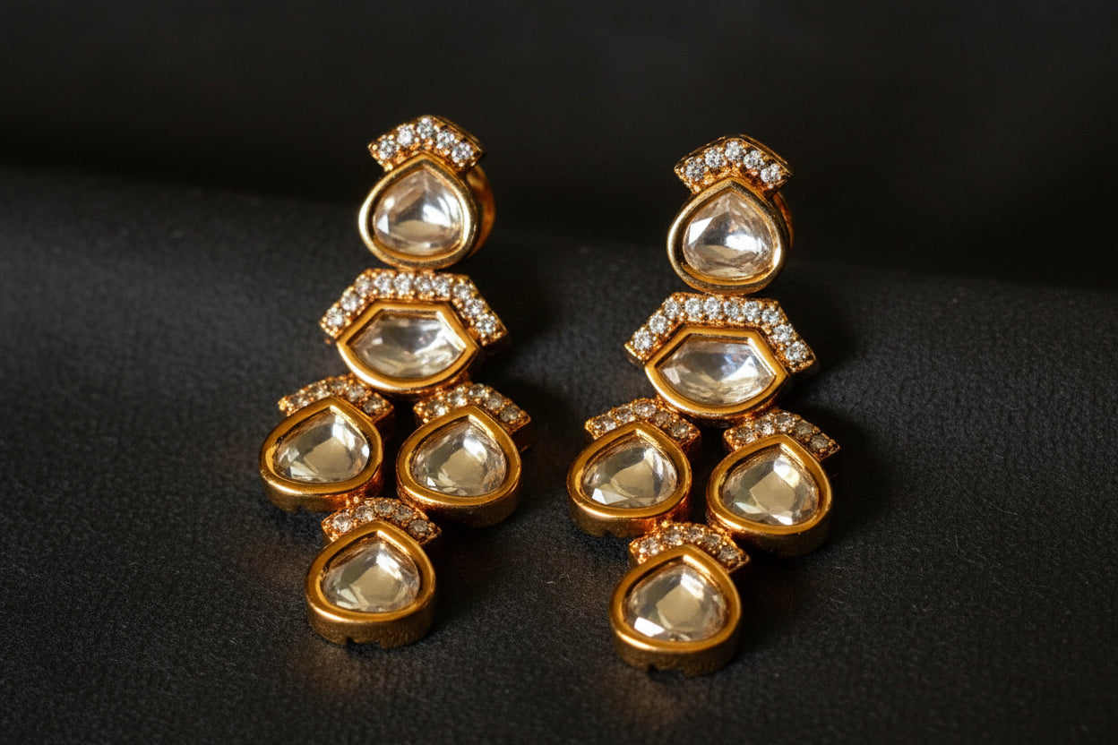 Aabha Royal Drop Earrings