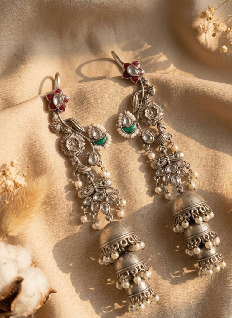Aarohi Heritage Jhumka Earrings