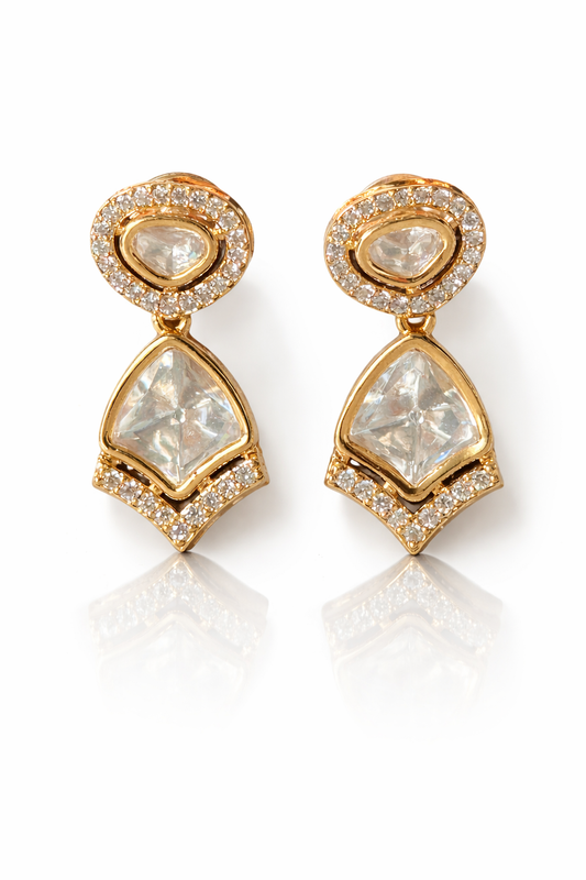 Aarohi Polki Drop Earrings