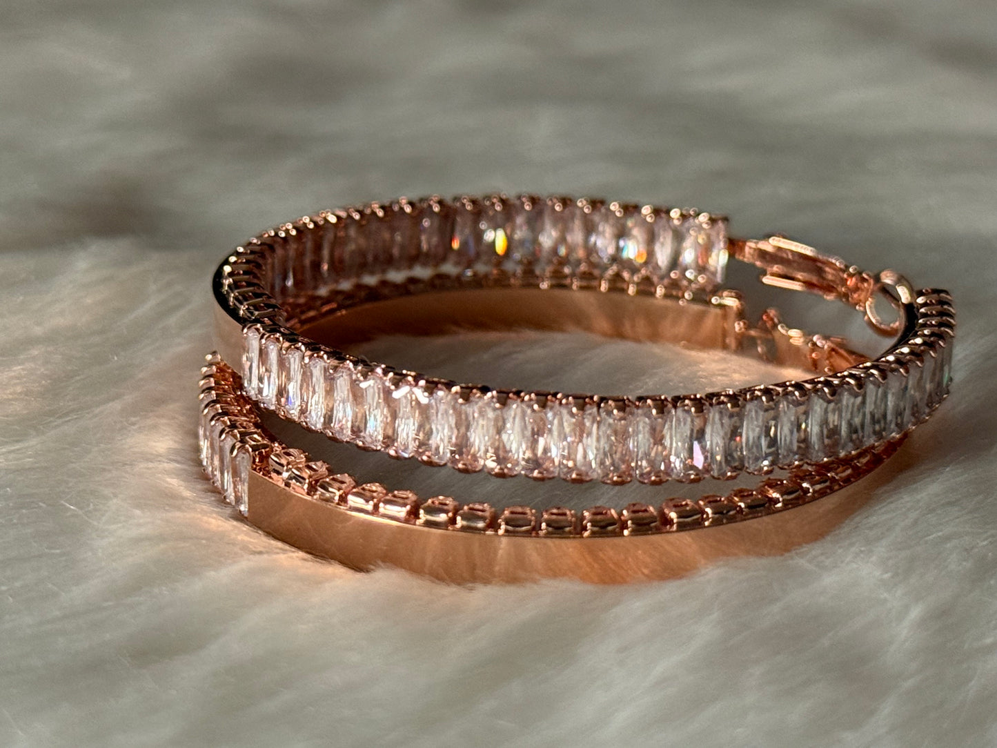 Aurelia Baguette Hoops