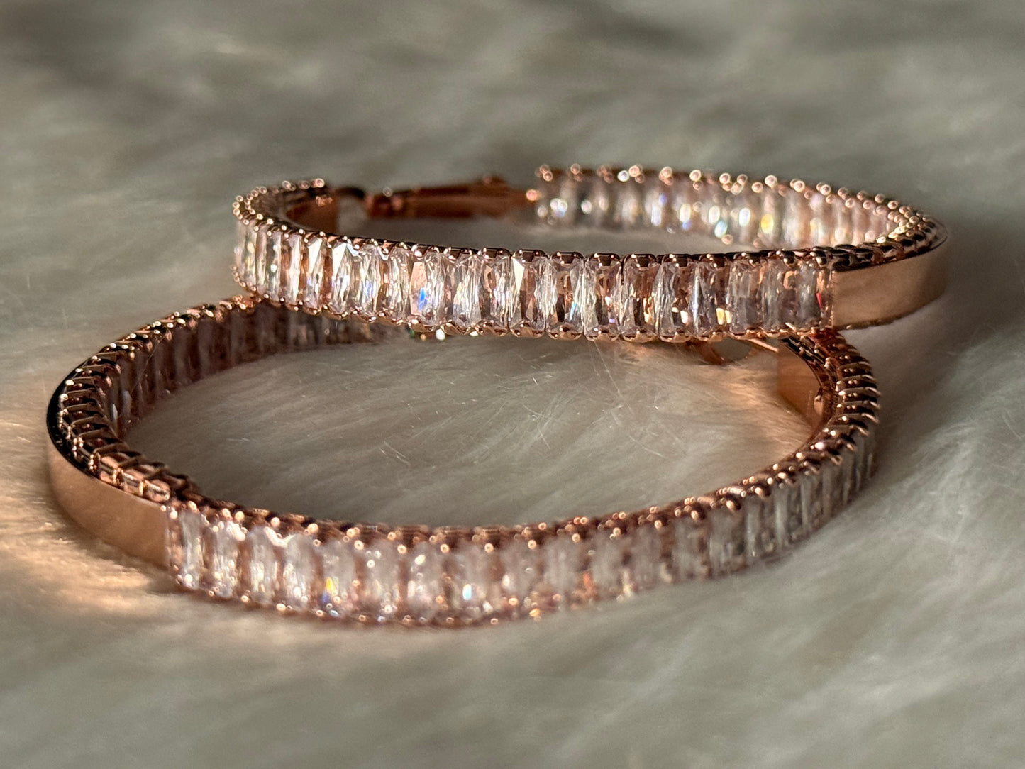 Aurelia Baguette Hoops