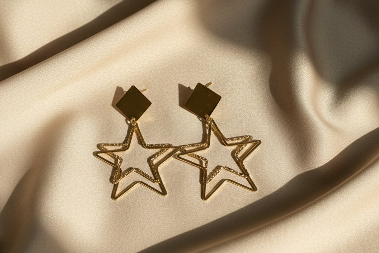 Starline drop earrings