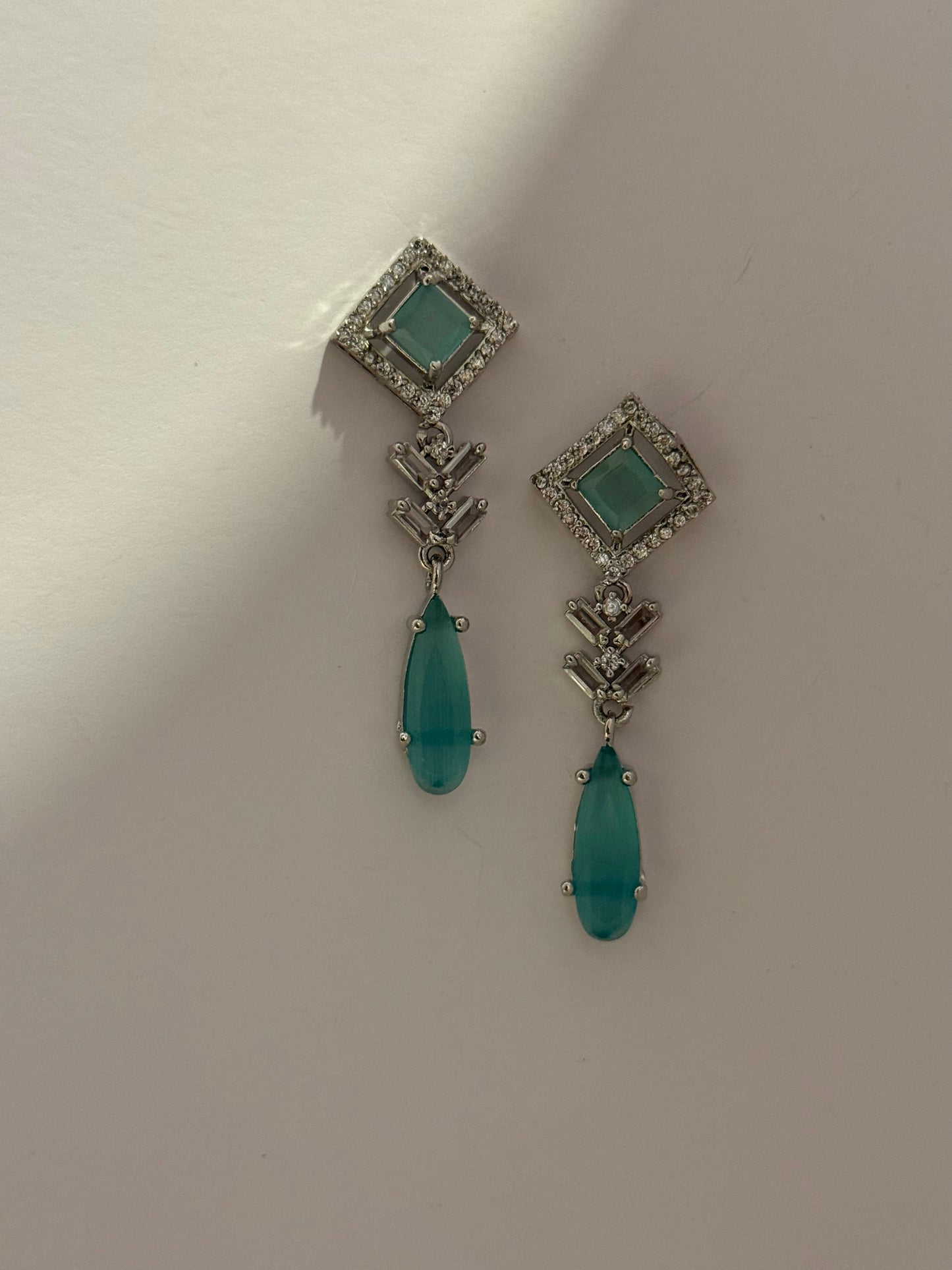 Sea green Royale Diamond Drops