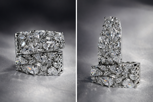 Crystal Lattice Earrings
