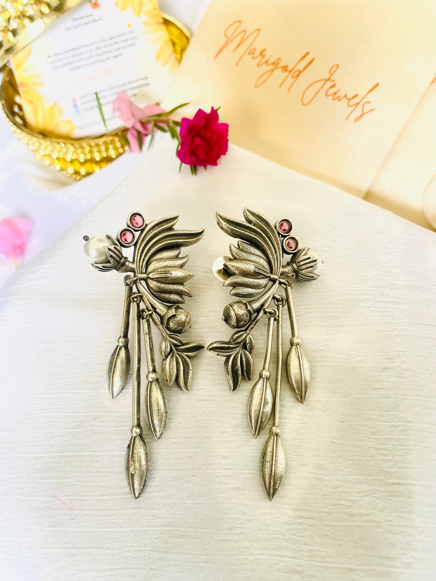 Jal Kamal  Dangler Earrings