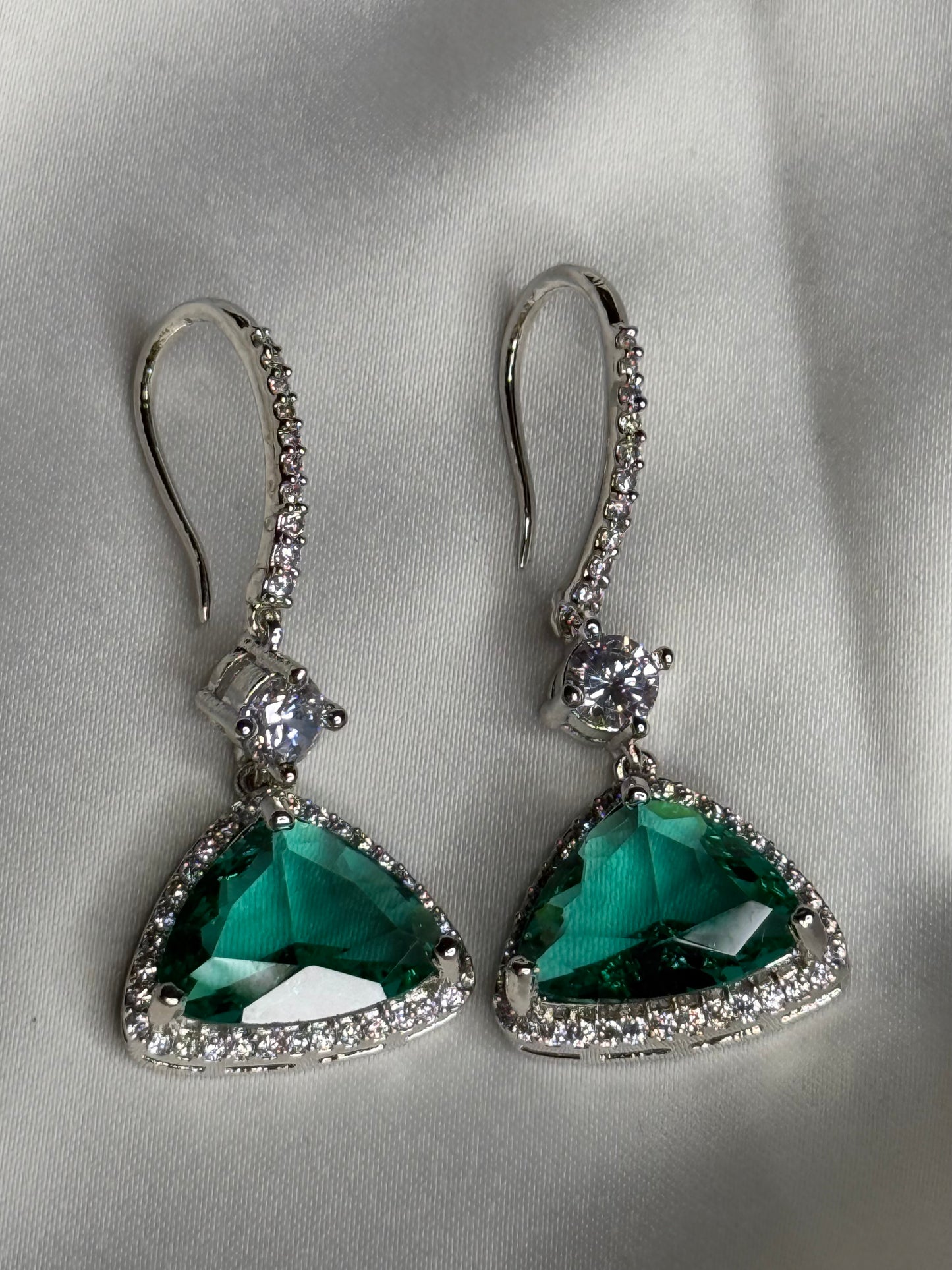 Midnight spark drop Earrings
