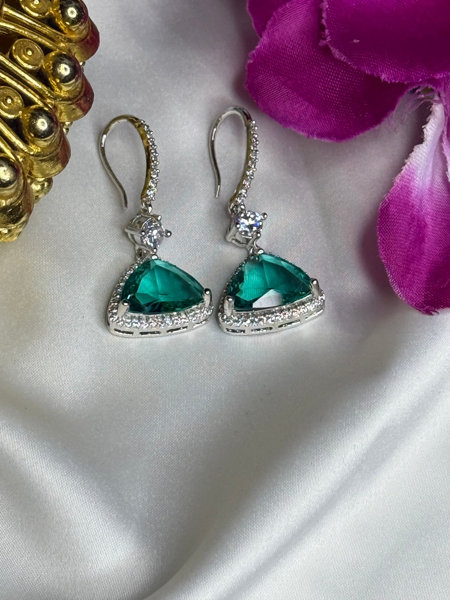 Midnight spark drop Earrings