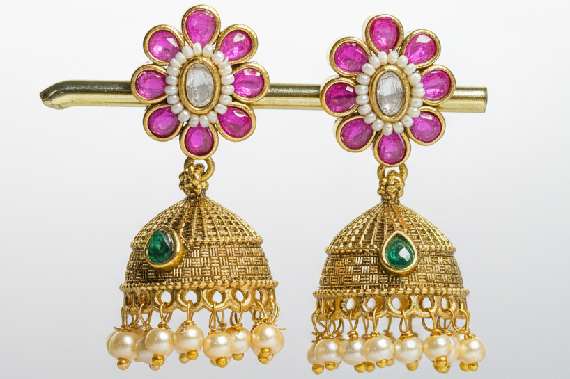 Meher jhumkis