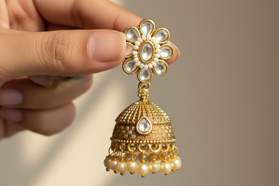 Meher jhumkis