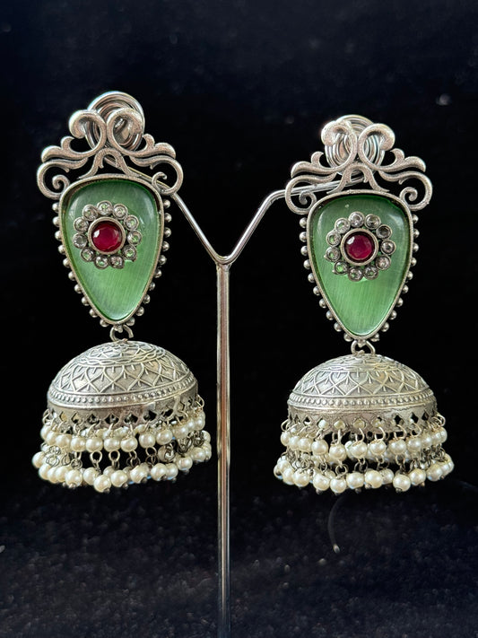 Amber Noor Jhumkas