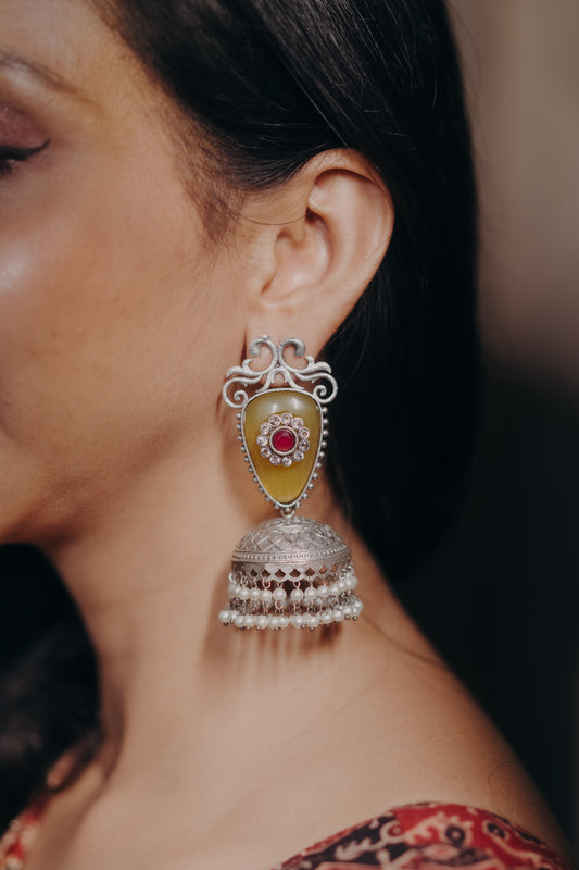 Amber Noor Jhumkas